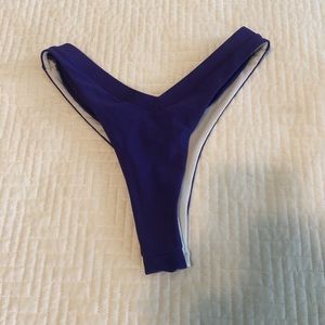 Cheeky purple bikini bottom